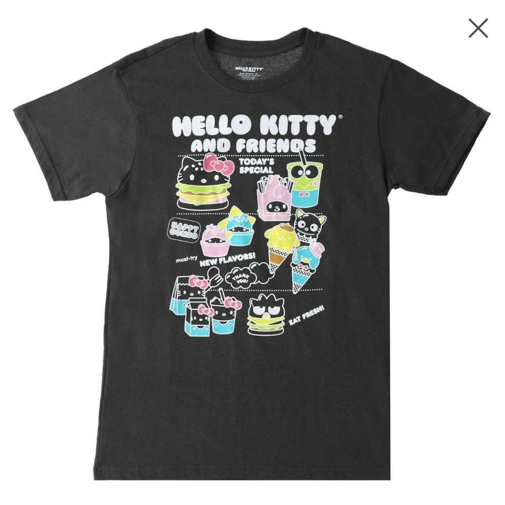Hello Kitty And Friends Treats Graphic Tee - Small